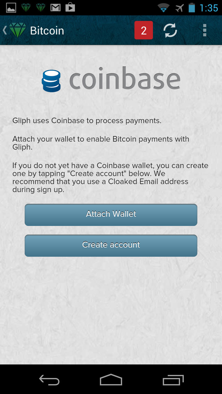 coinbase wallet setup